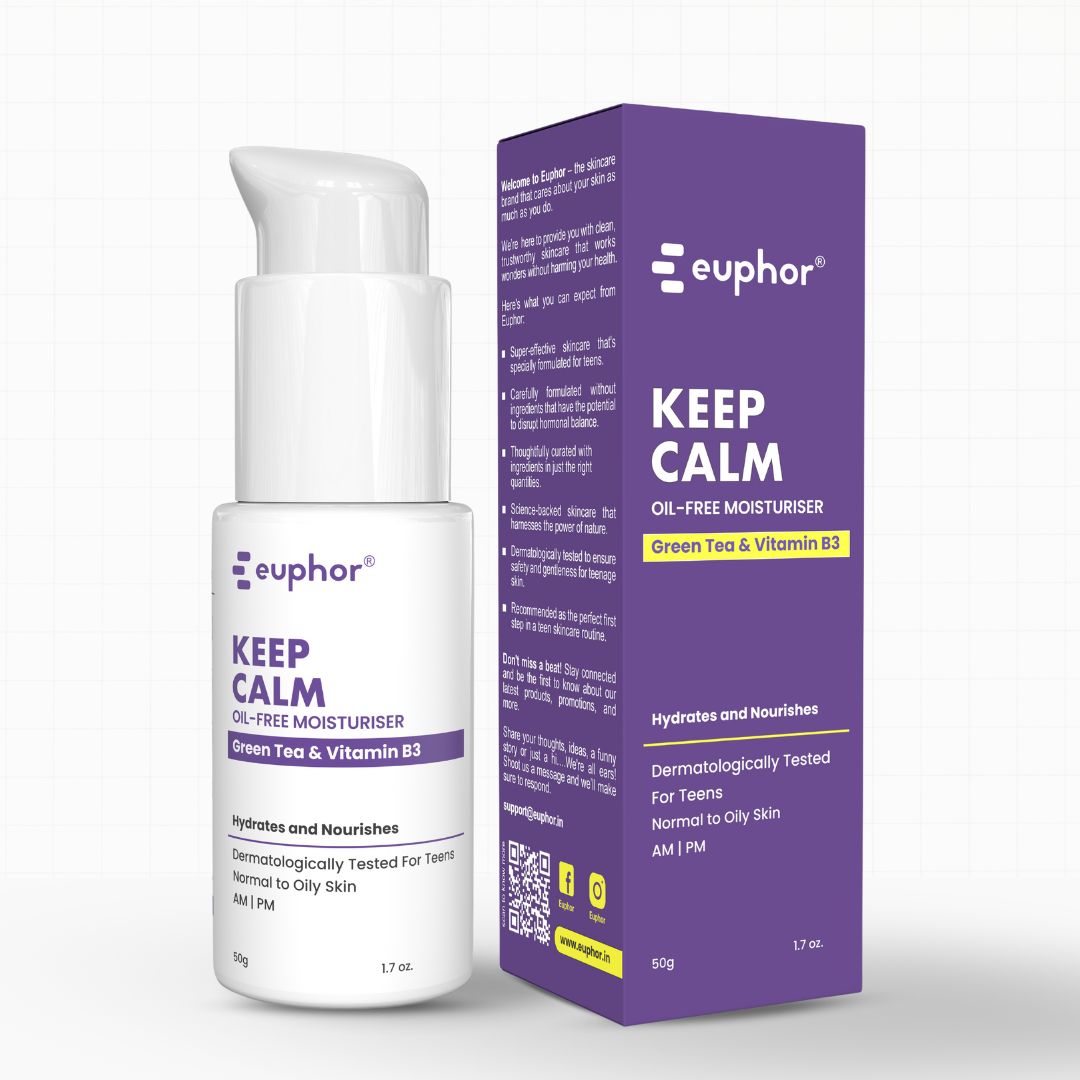 Euphor Teens oil-free moisturiser with Green Tea | KEEP CALM