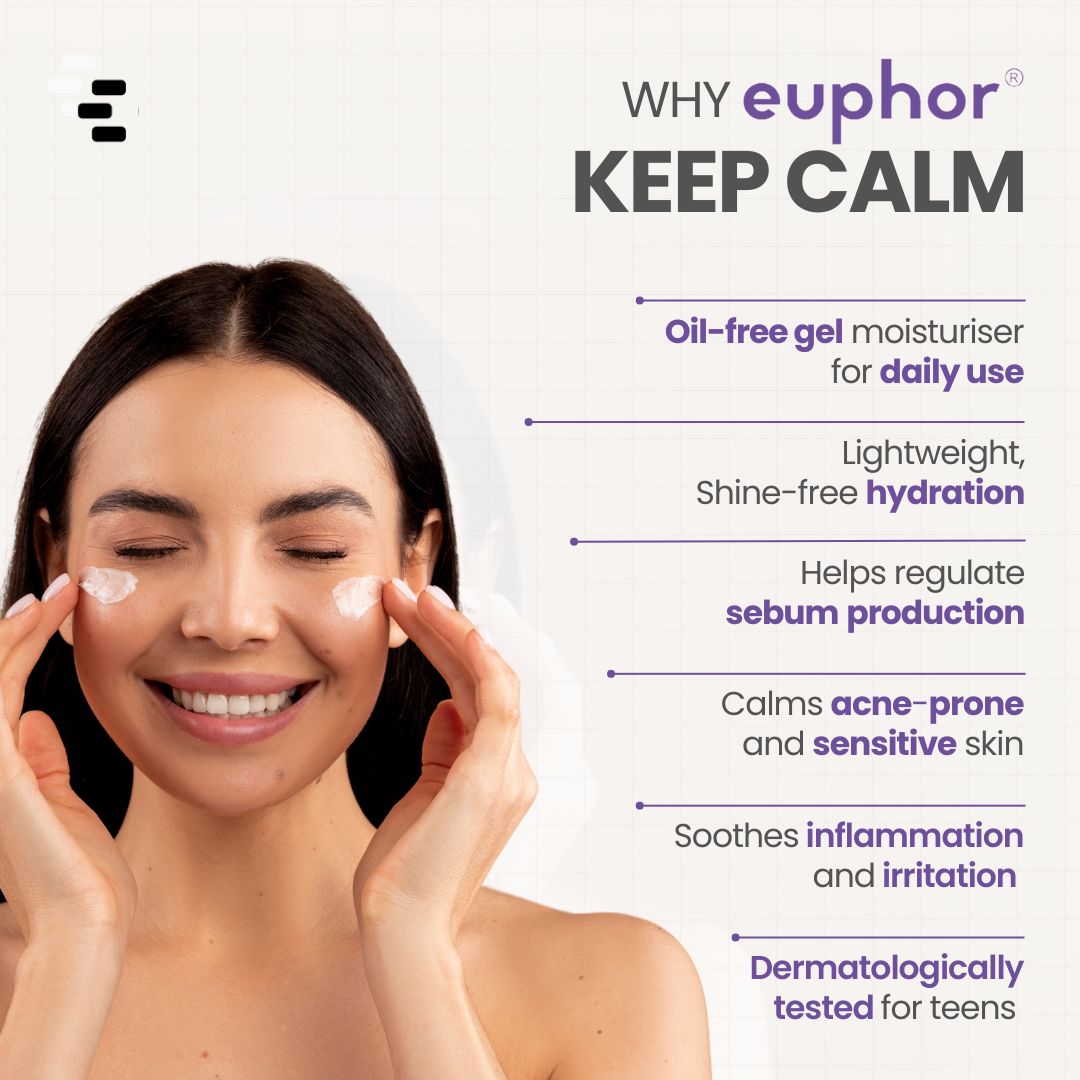 Euphor Teens oil-free moisturiser with Green Tea | KEEP CALM