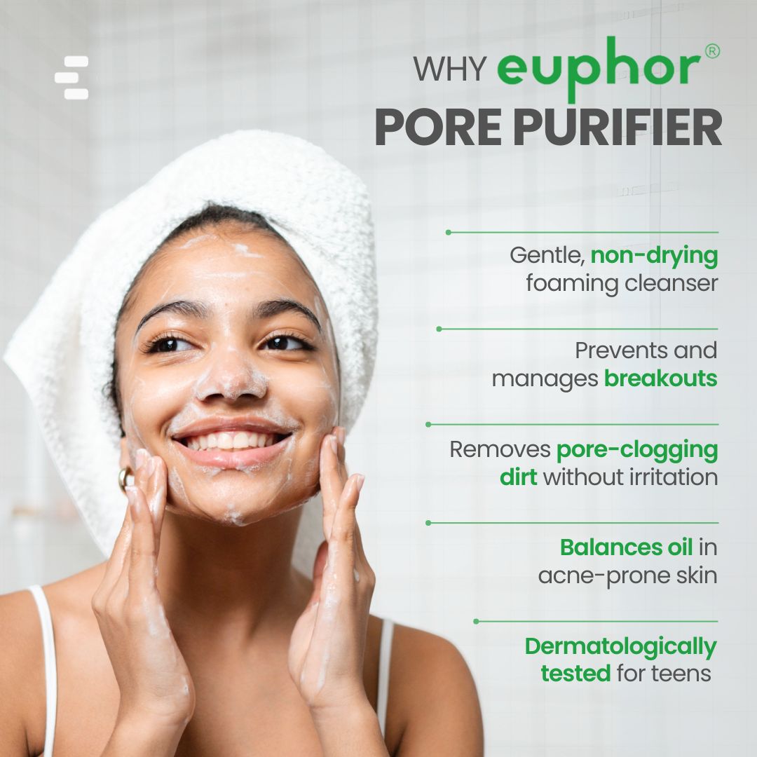 Euphor Teens Anti-acne Face wash |PORE PURIFIER