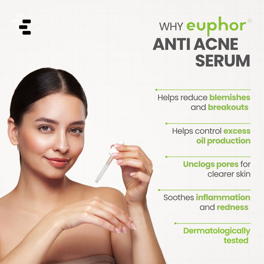 Euphor Teens Acne Clearing Face Serum | Fragrance Free